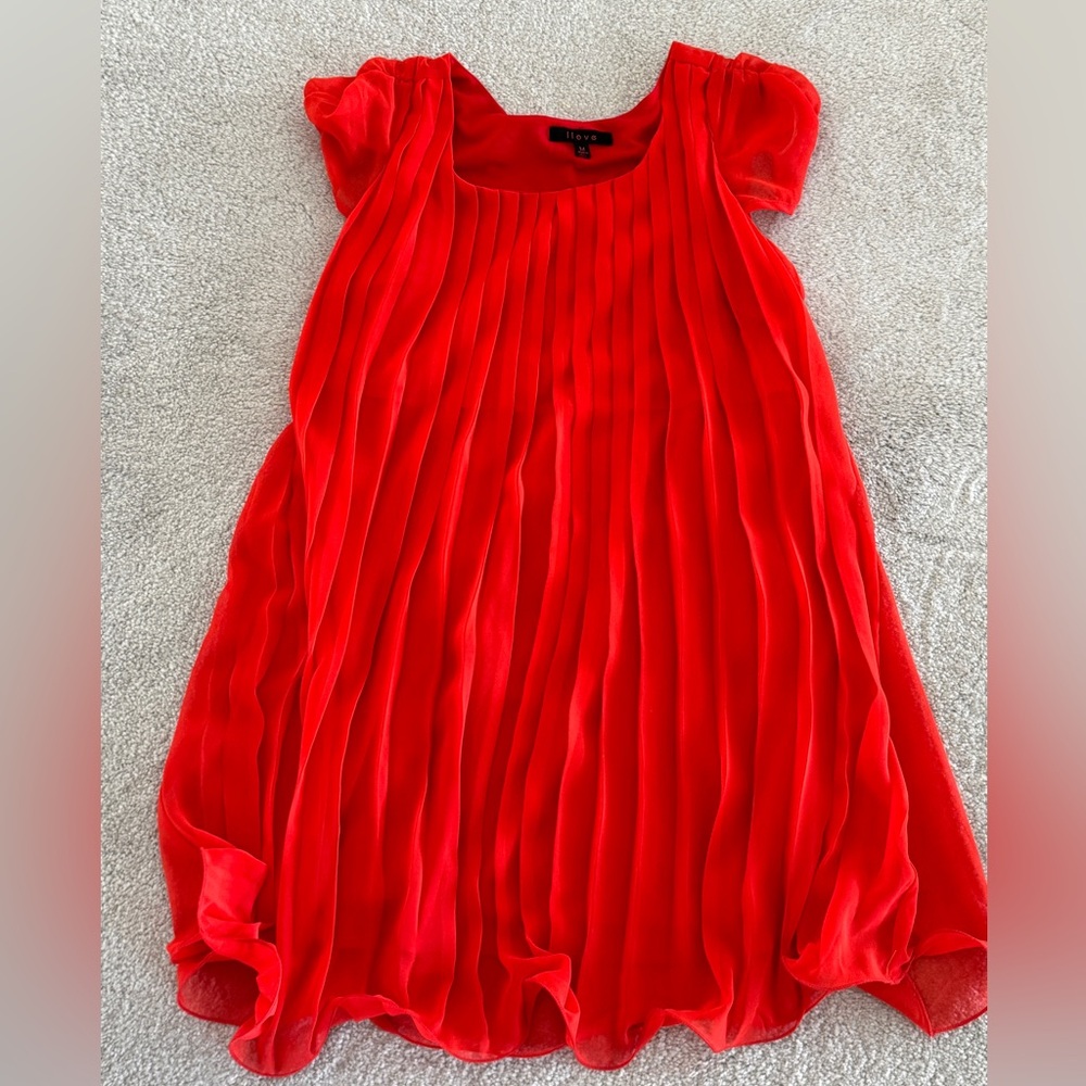 LLOVE orange dress